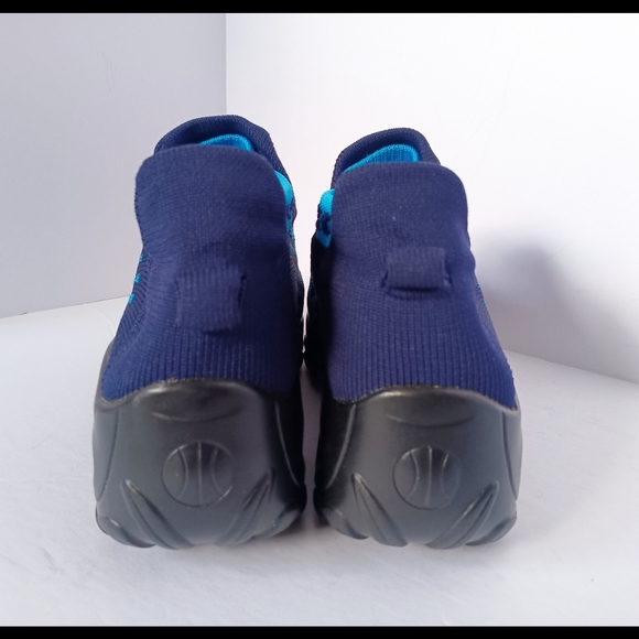 💙 Slow Man Walking Shoes Air Cushion Mesh Slip on 39.5 9 Blue Womens - Picture 8 of 10